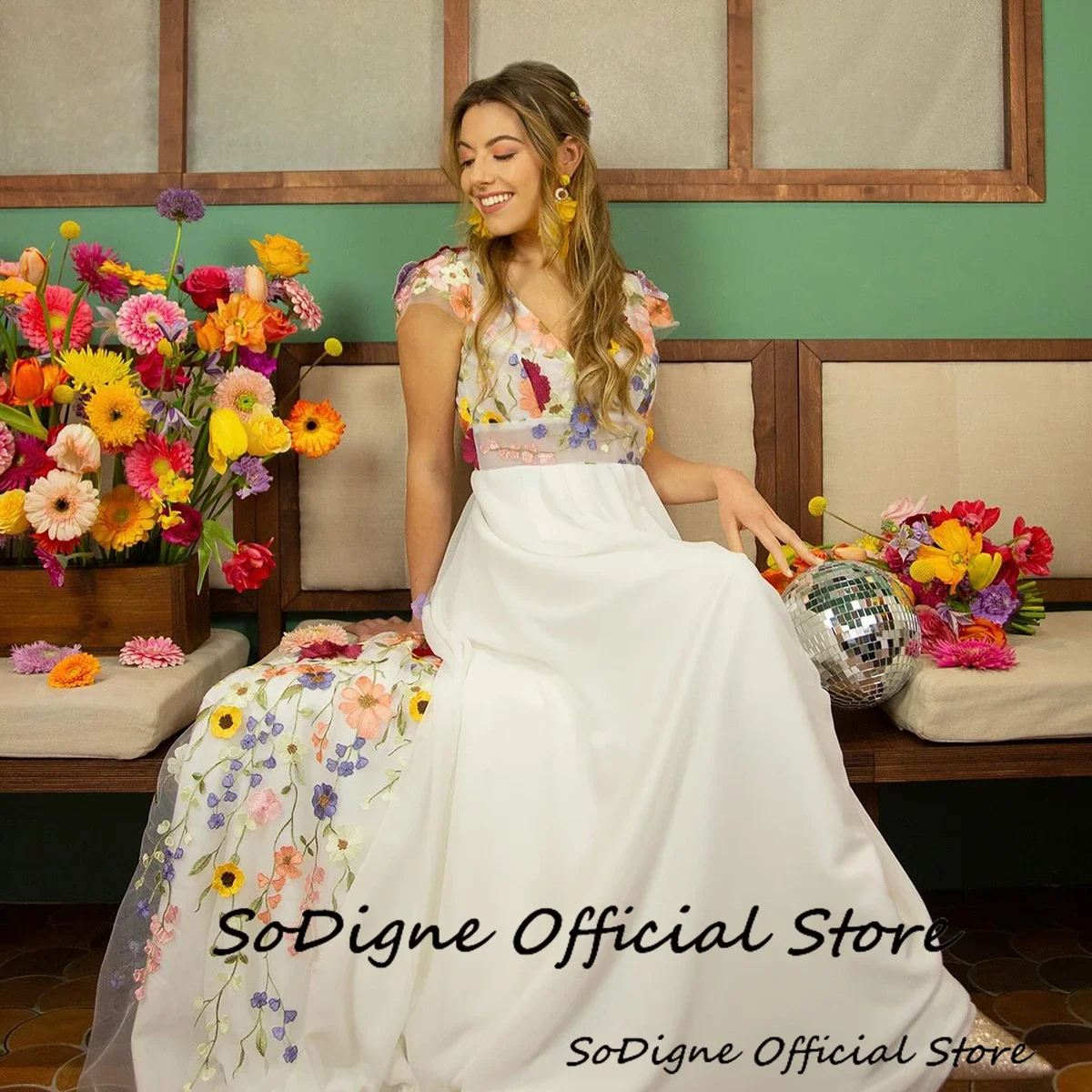 Sodigne трапециевидное свадебное - Фотография_4