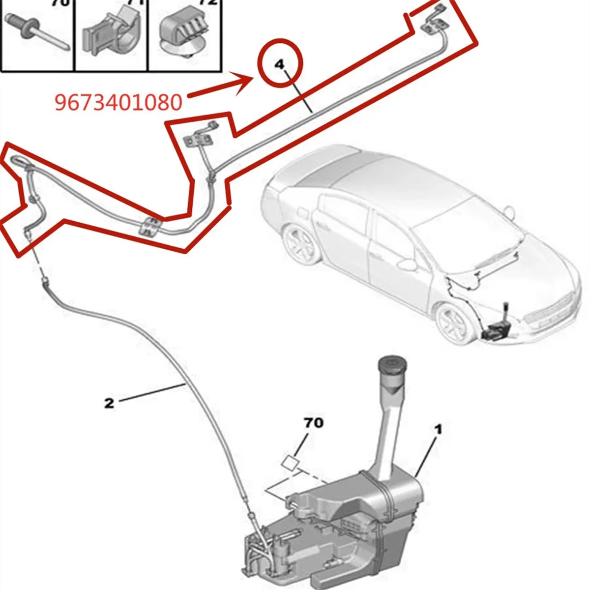 9673401080   6438et капот двигателя автомобиля - Фотография_6