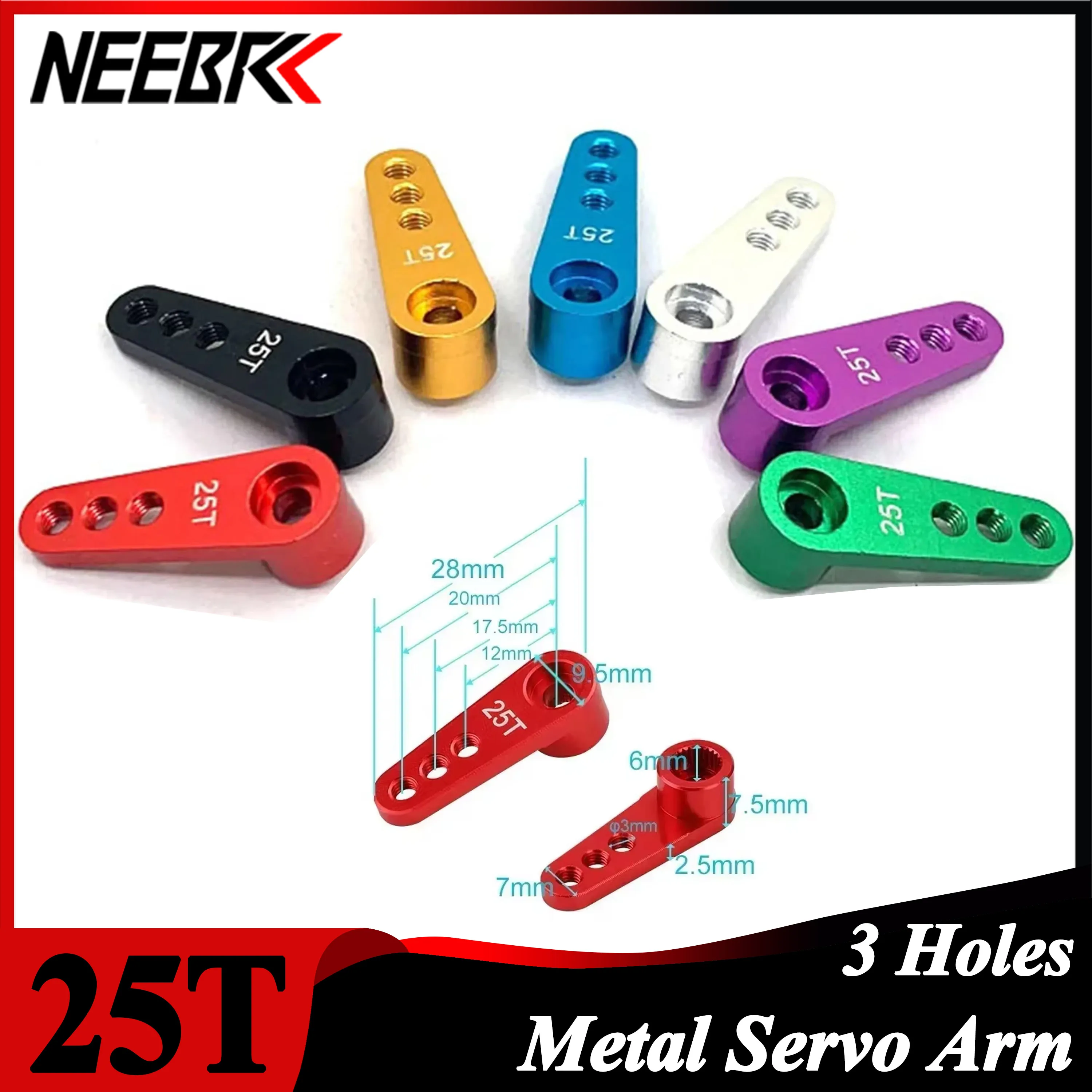 Neebrc 25t металлический сервопривод