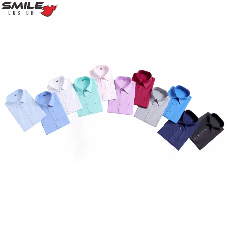 Летняя модная мужская профессиональная рубашка с коротким рукавом - Фотография_4