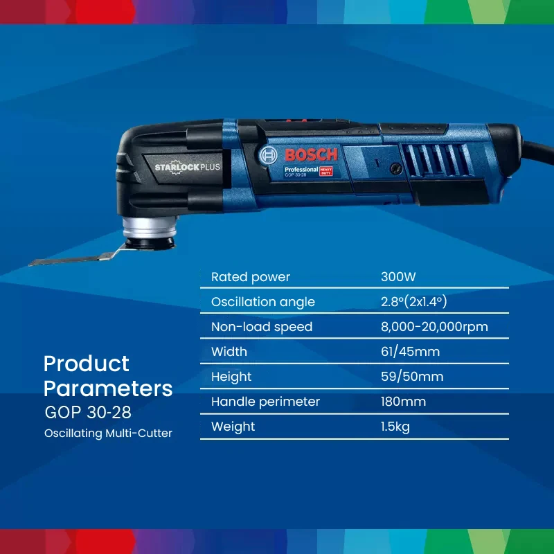 Профессиональный осциллирующий многорезак bosch gop 30-28 - Фотография_6