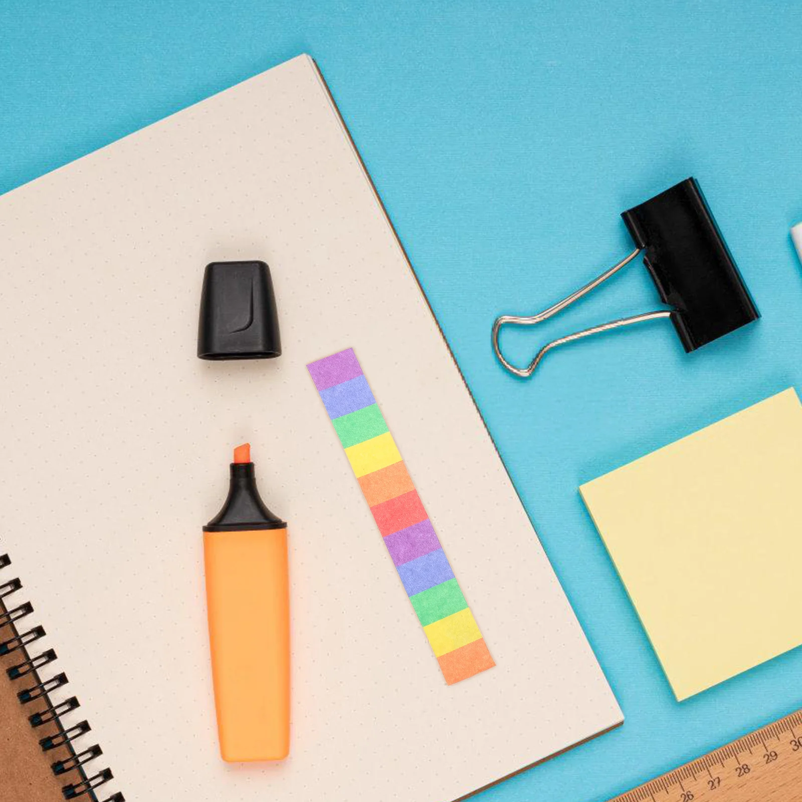 Лента васи в радужную полоску - Фотография_6