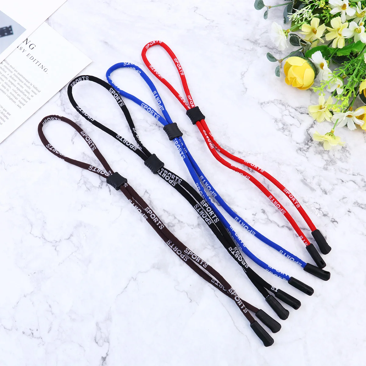 Регулируемая веревка для очков для занятий спортом на открытом воздухе - Фотография_3