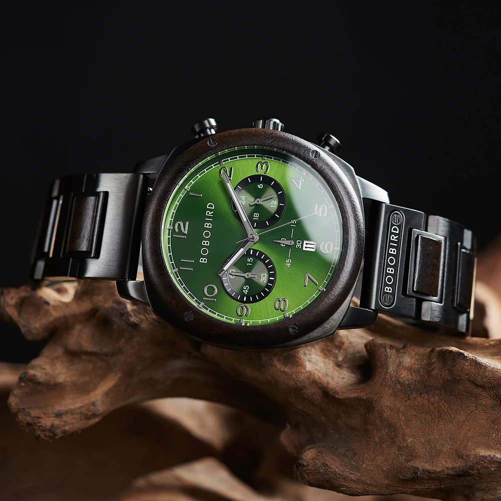 Top brand luxury reloj hombre bobo - Фотография_3