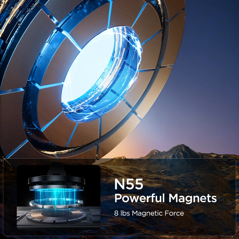 Joryoom складной магнитный автомобильный держатель для телефона - Фотография_3