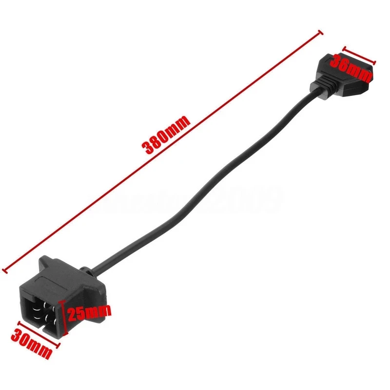 6-контактный диагностический разъем obd1 к obd2 для chrysler obd2 - Фотография_5