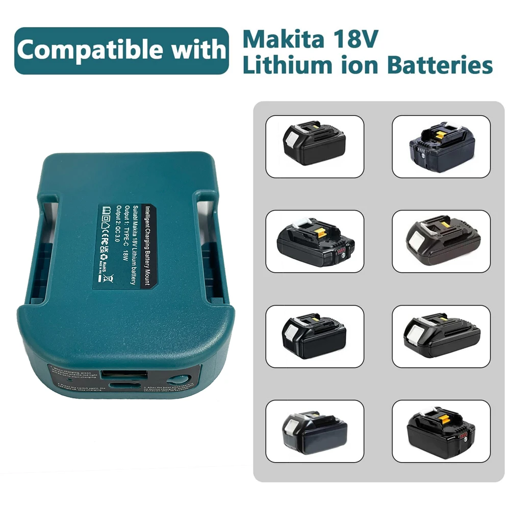 Для makita 18 в с держателем usb - Фотография_5