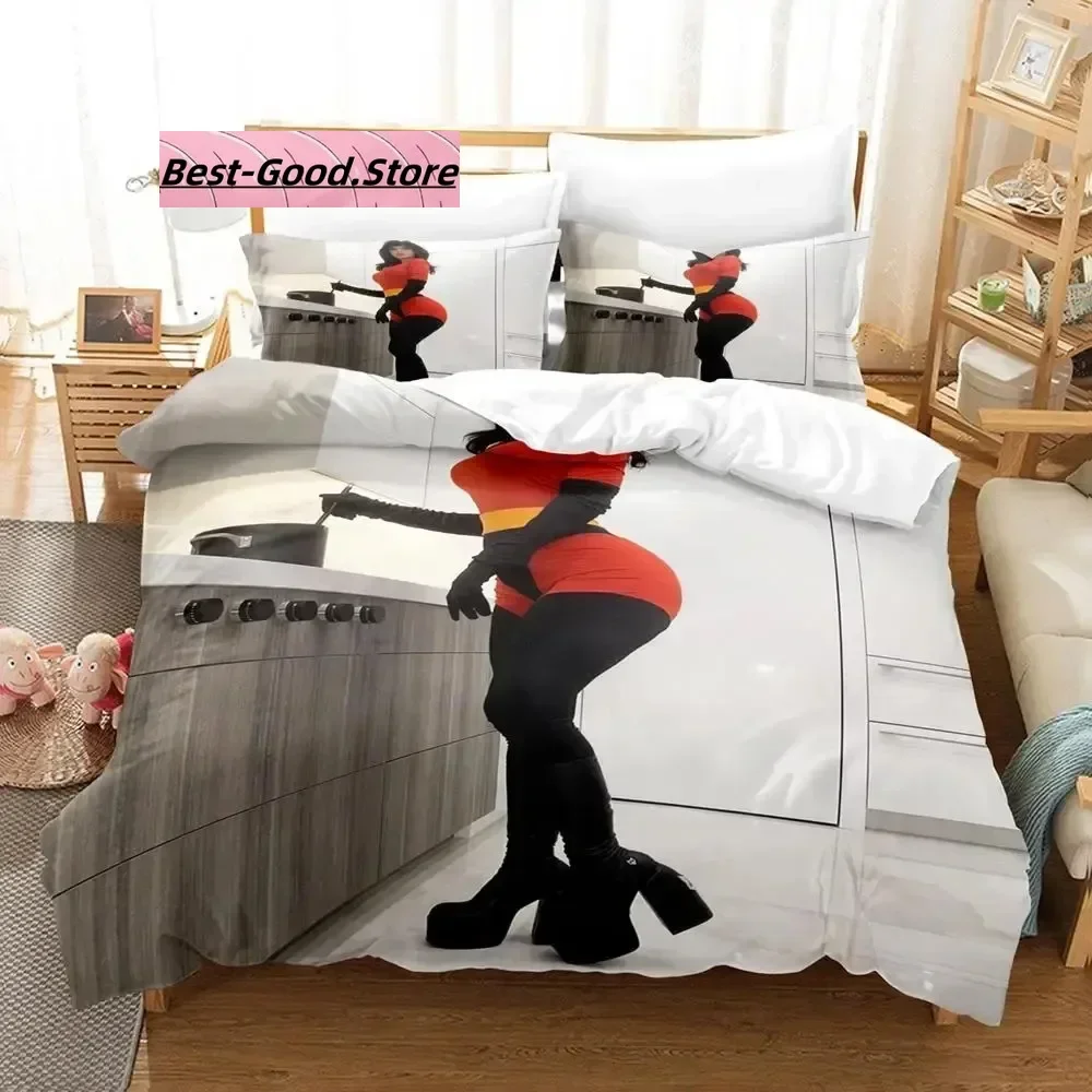 Комплект постельного белья sssniperwolf single twin full queen king size - Фотография_5