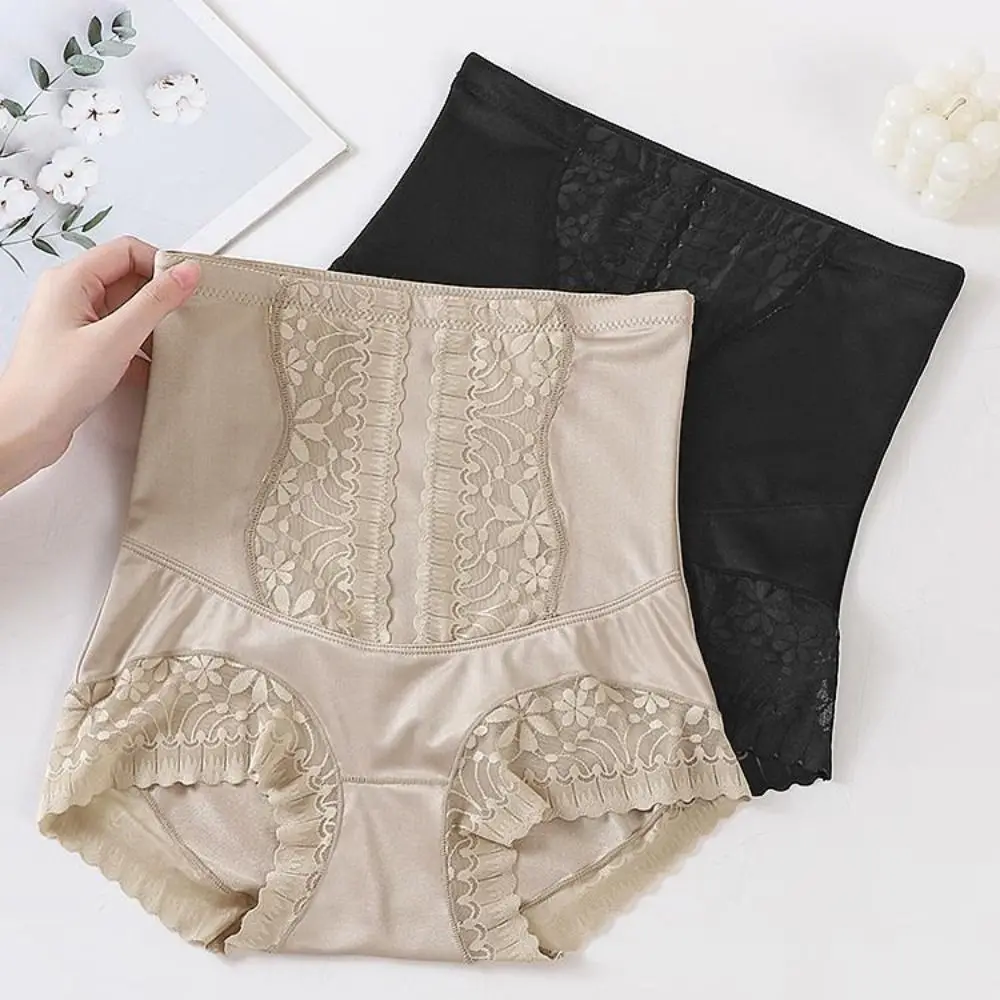 Нижнее белье с кружевным цветком и контролем живота - Фотография_4
