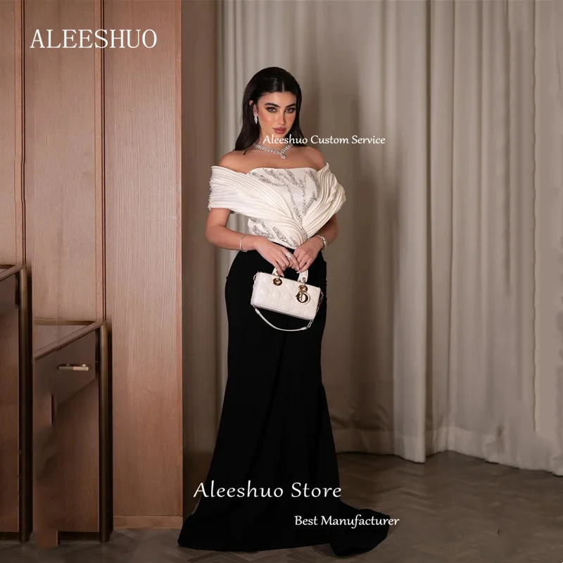 Современное платье русалки контрастного - Фотография_2