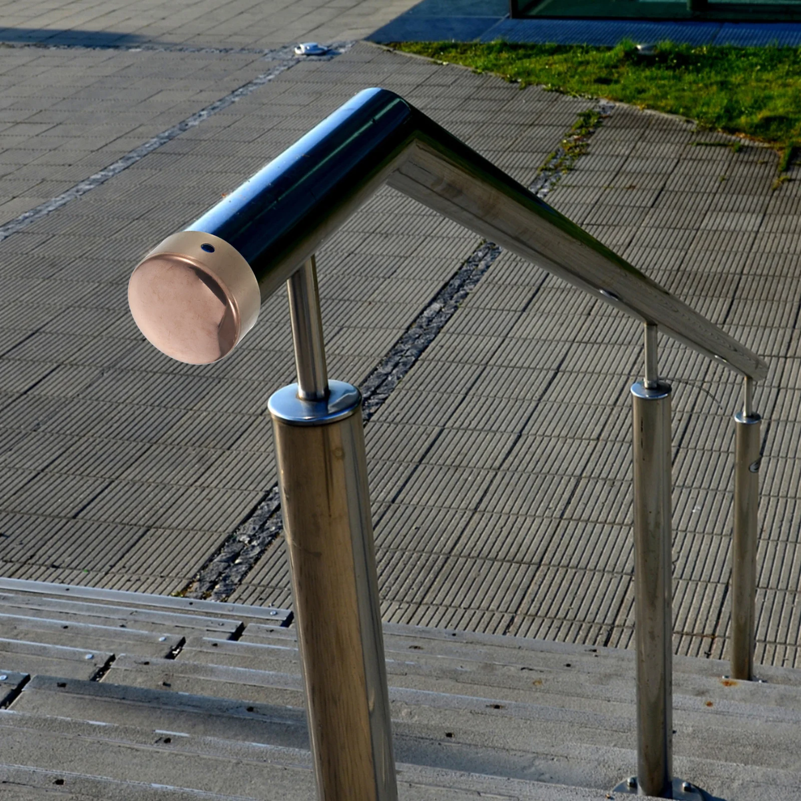 Торцевые заглушки для перил из нержавеющей стали - Фотография_3