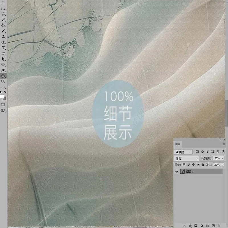 Абстрактная геометрическая настенная роспись на заказ - Фотография_6