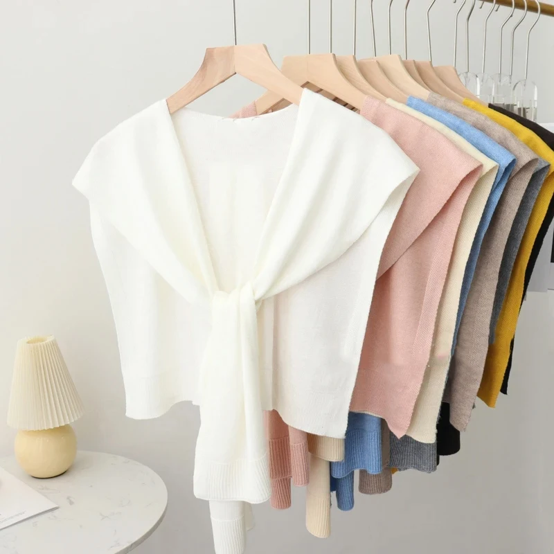 Корейская вязаная шаль