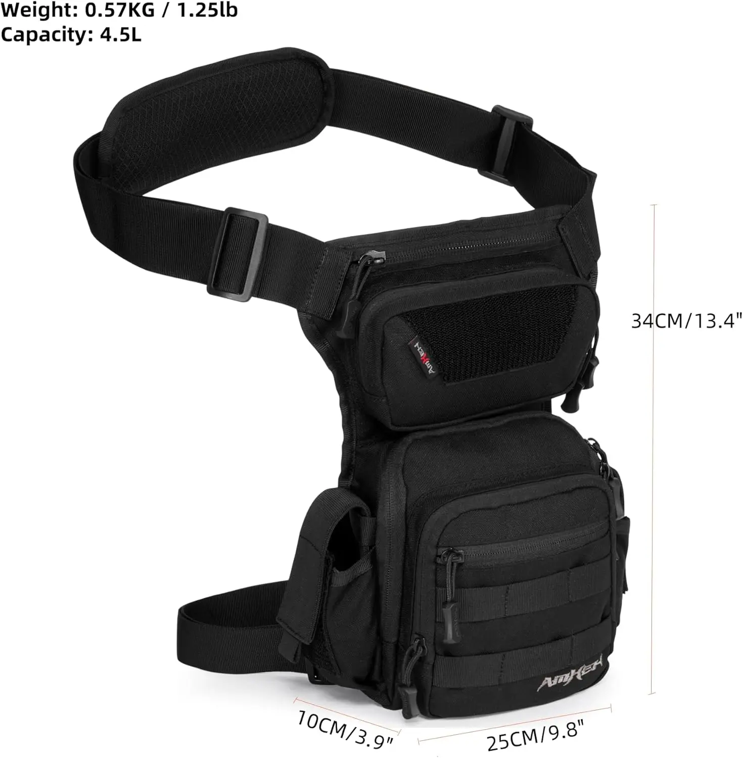 Сумка на бедро с откидной ногой - Фотография_3