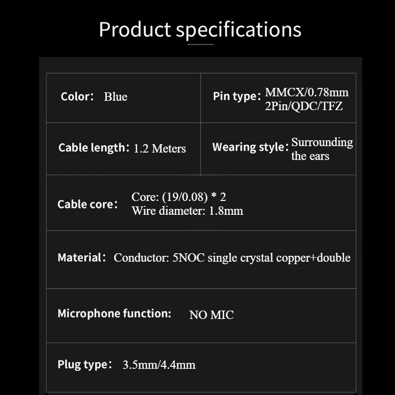 Кабель для обновления наушников hifi mmcx 0 - Фотография_6