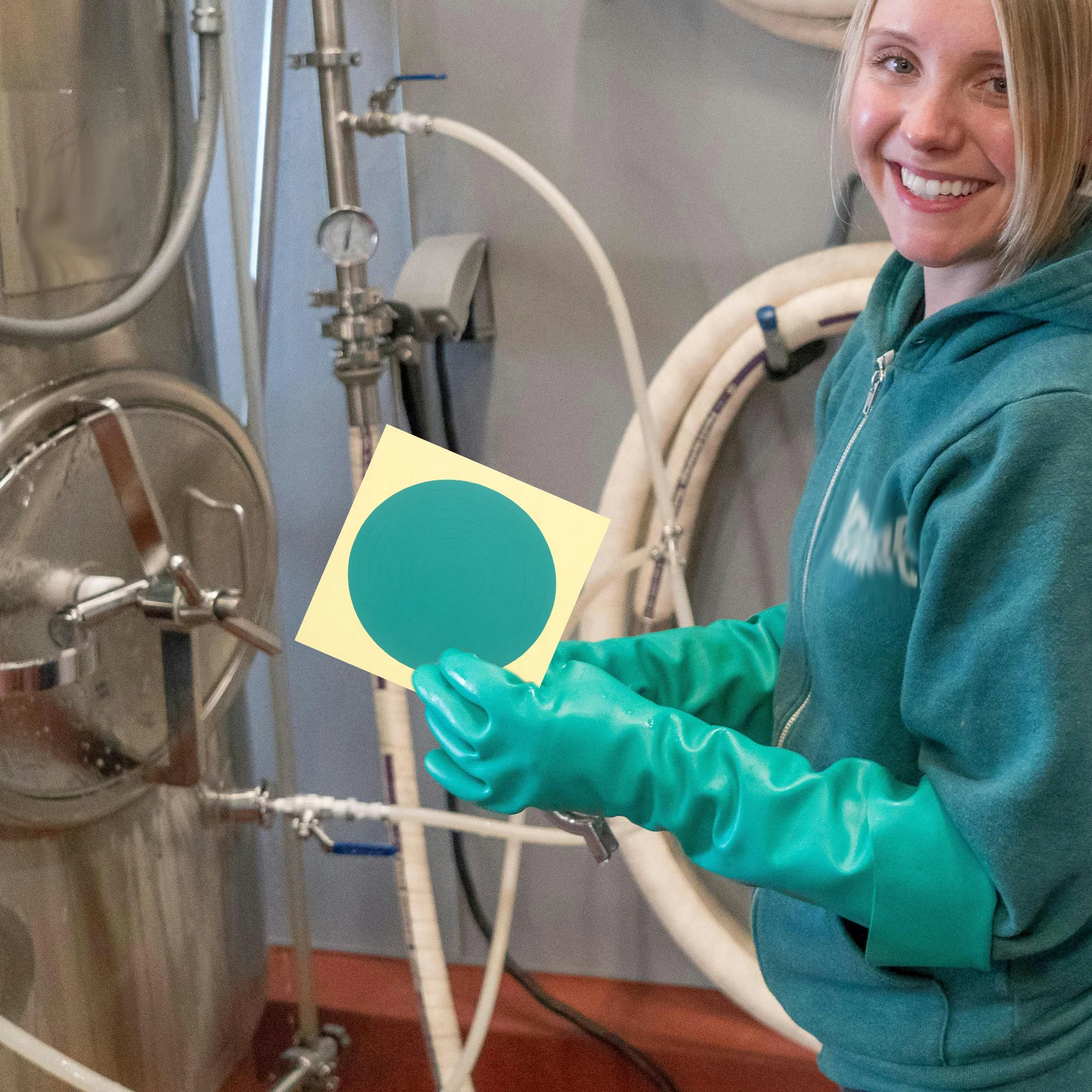 Идентификационные наклейки манометра - Фотография_2