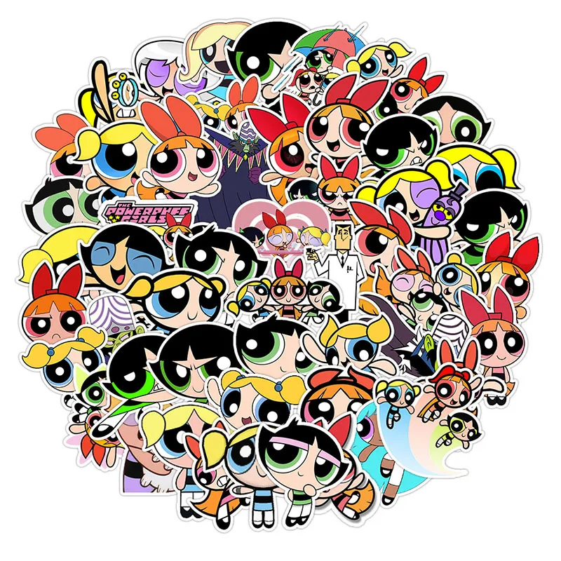 Powerpuff girls diy наклейки с - Фотография_2