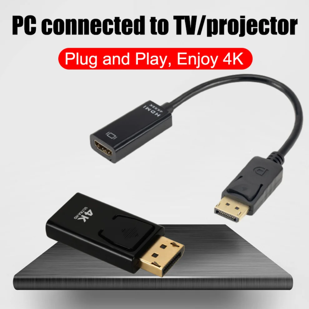 4k dp-hdmi-совместимый адаптер-конвертер - Фотография_3