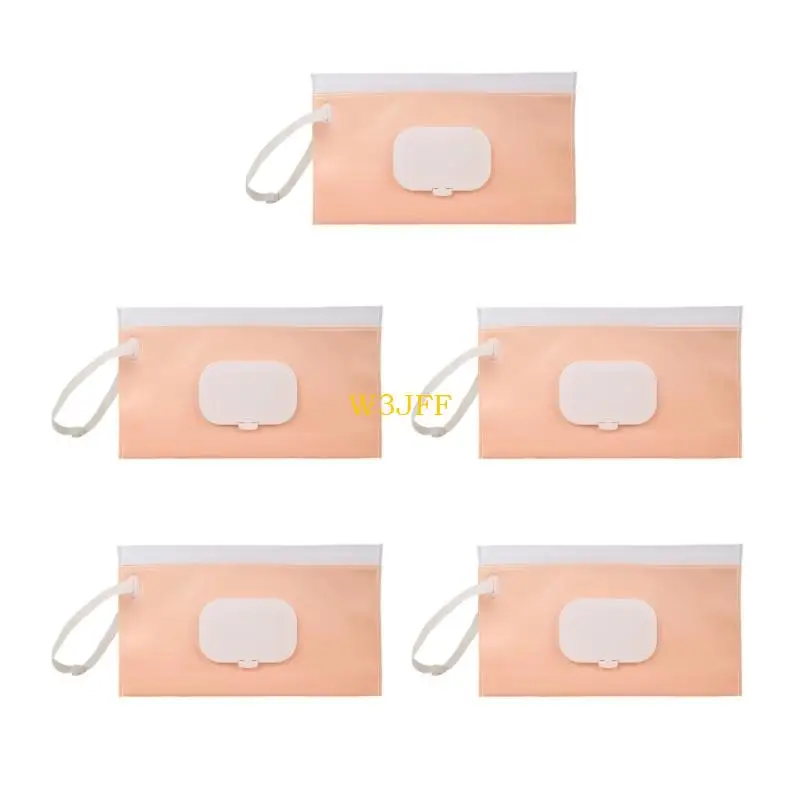 W3jf 5pcs travel size baby wipes - Фотография_5