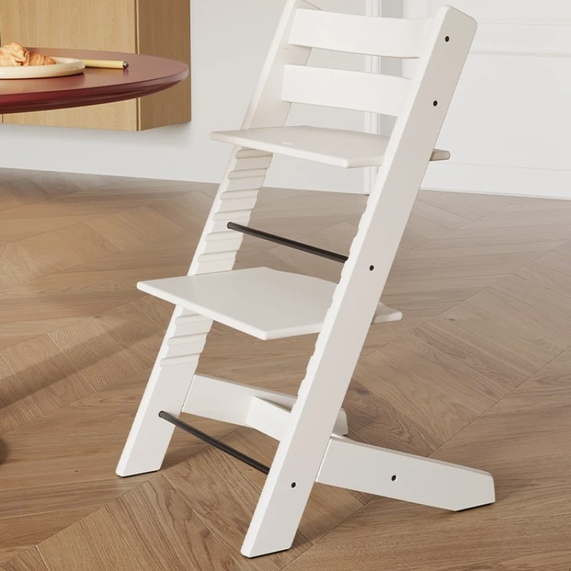 Ins детский деревянный стул для роста - Фотография_5