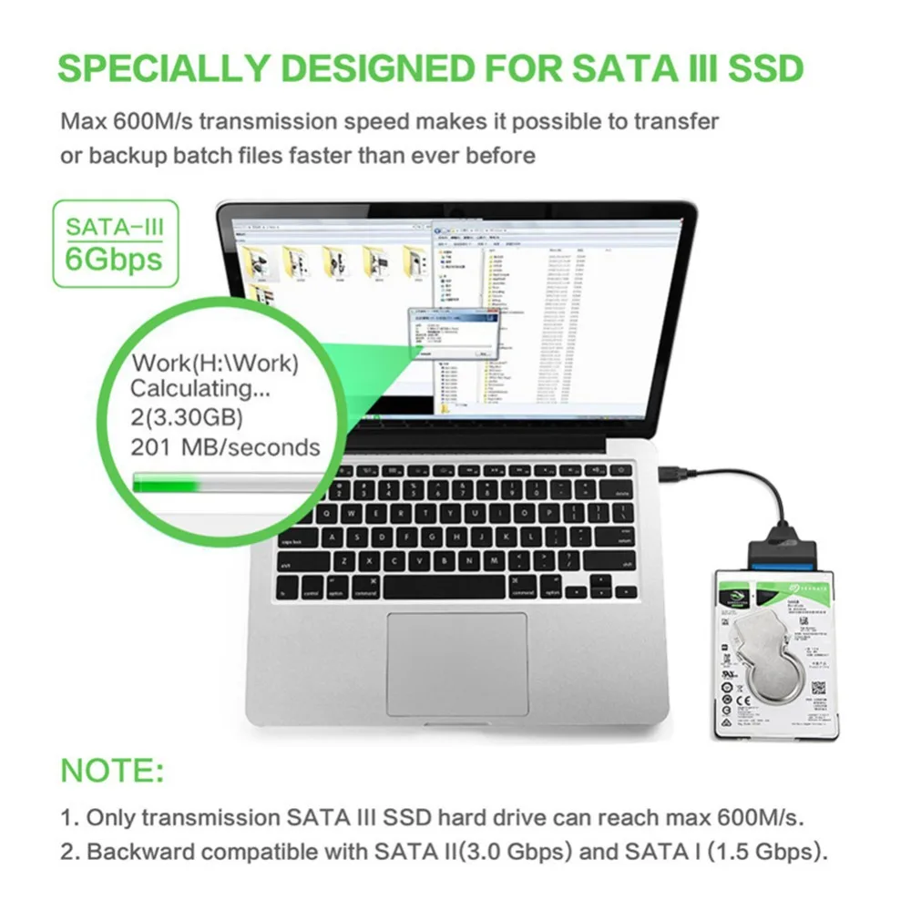 Адаптер sata to usb 3.0 на 6 гбит/с для 2 - Фотография_4