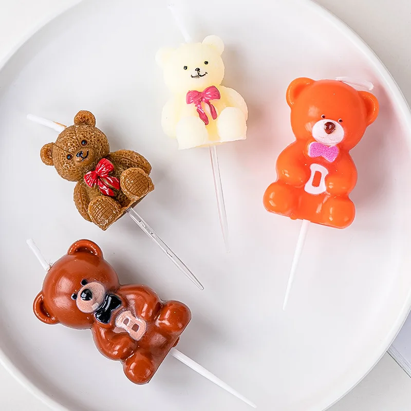 Bear birthday candles - Фотография_5