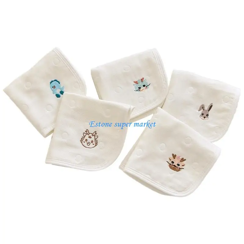 090b 5pcs washcloth cloth apressent