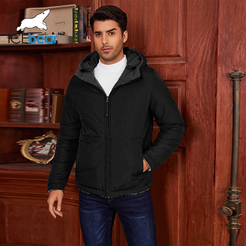 Мужская зимняя куртка на биопуху