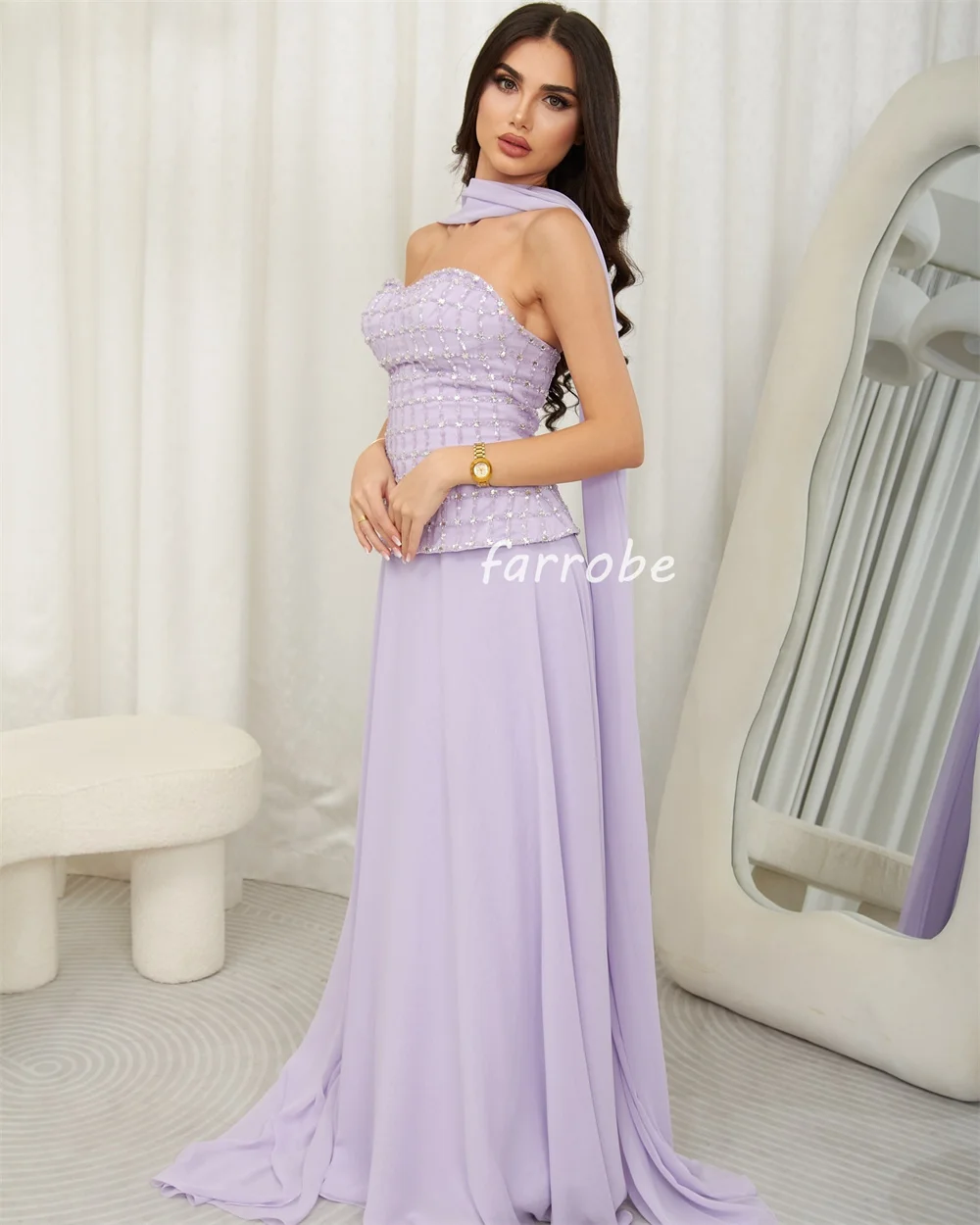 Изысканные модные шифоновые бисерные блестки - Фотография_2