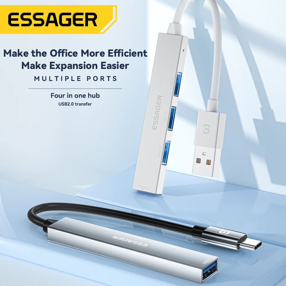 Essager 4 в 1 usb c-кабель-концентратор usb 2 - Фотография_3