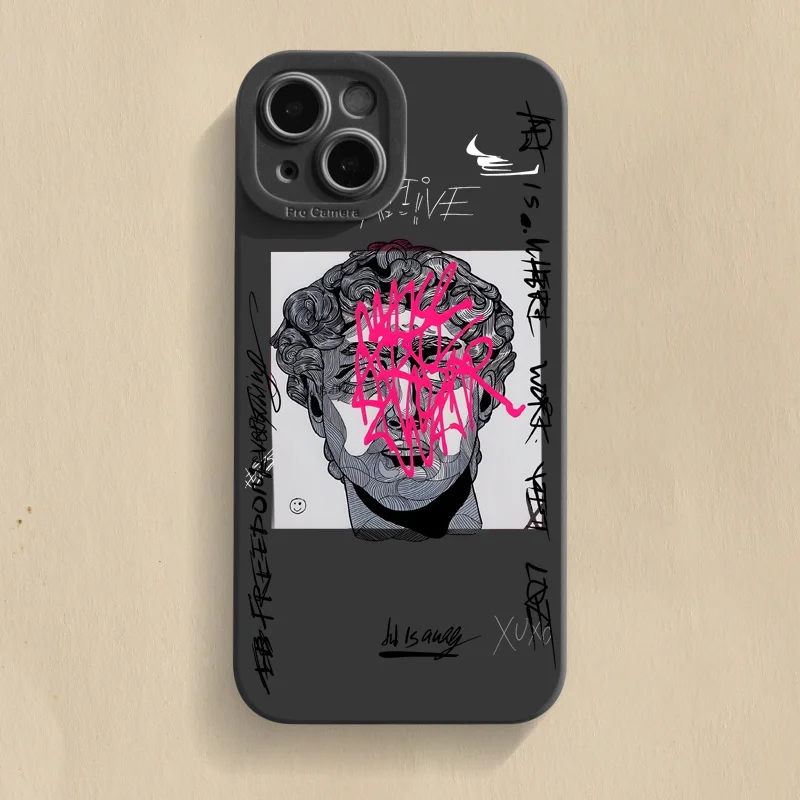 Чехол graffiti art aesthetic david