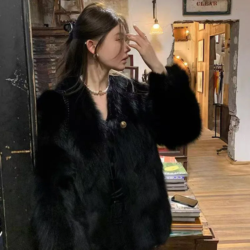 Haining xiaoxiangfeng куртка из искусственного лисьего меха - Фотография_2