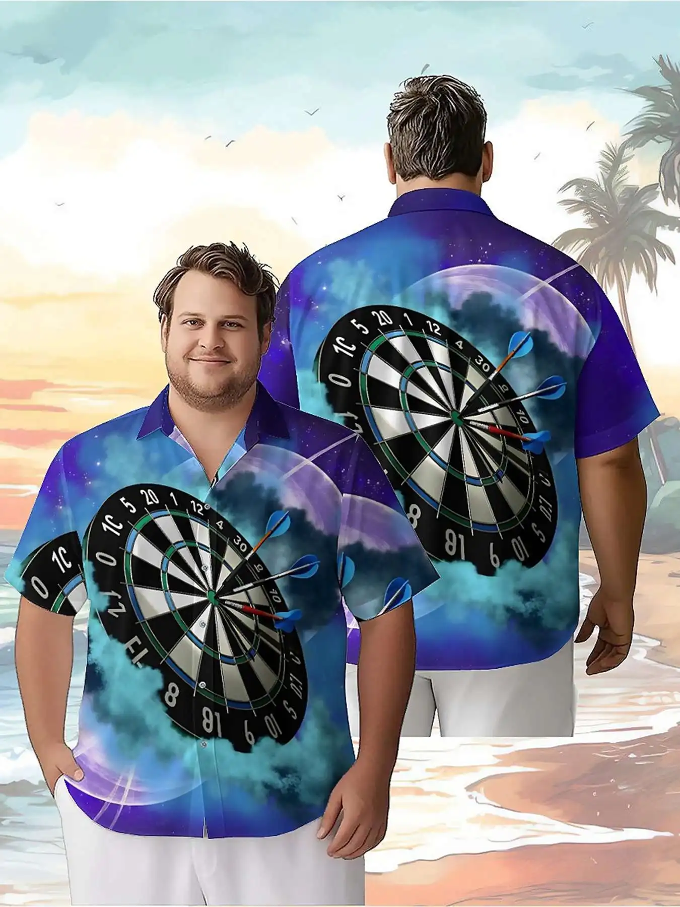 Мужские гавайские рубашки больших