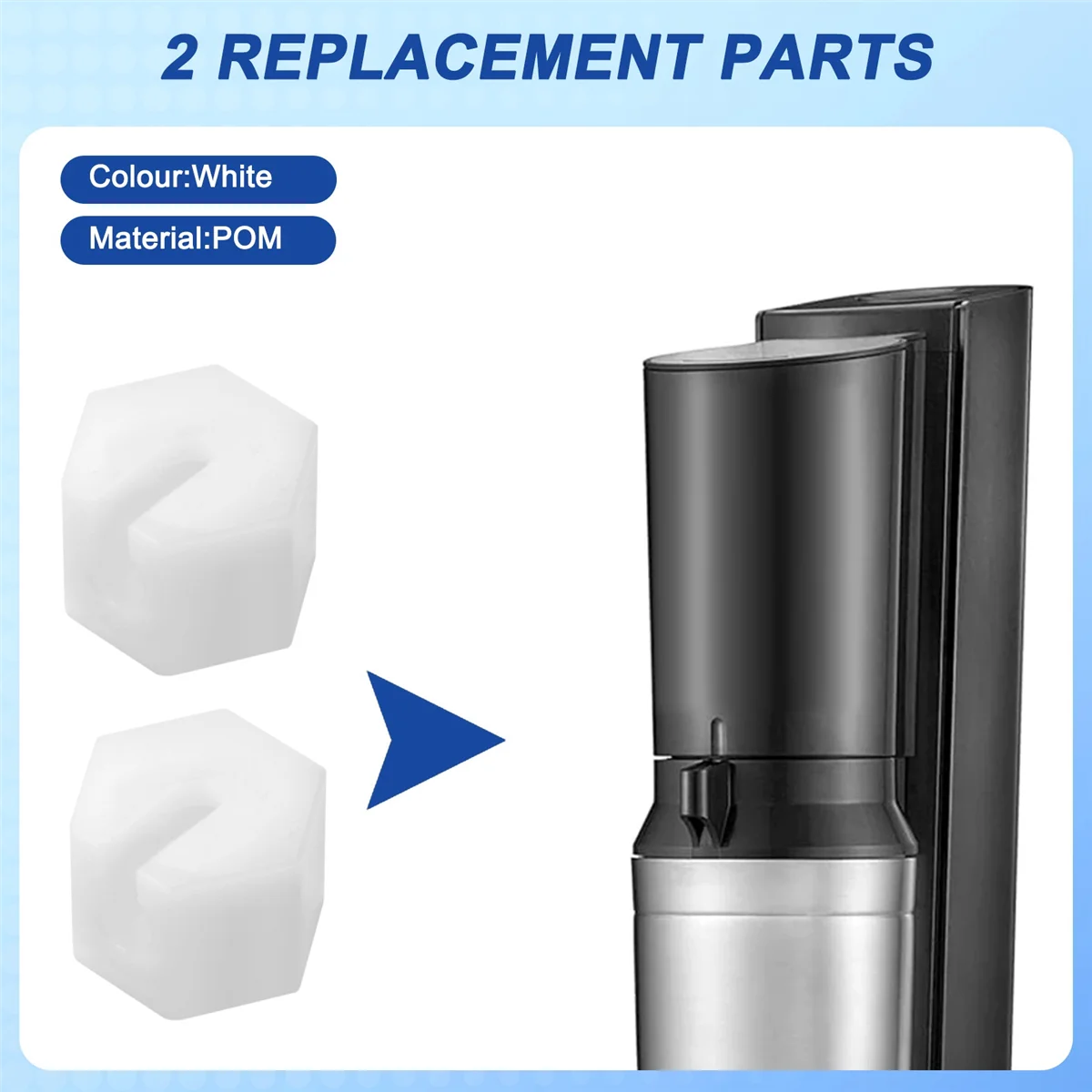 Sodastream crystal 1.0 2.0 набор сменных гаек для сопел из двух предметов - Фотография_5