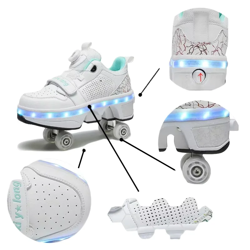 Роликовые туфли с зарядкой через usb - Фотография_2