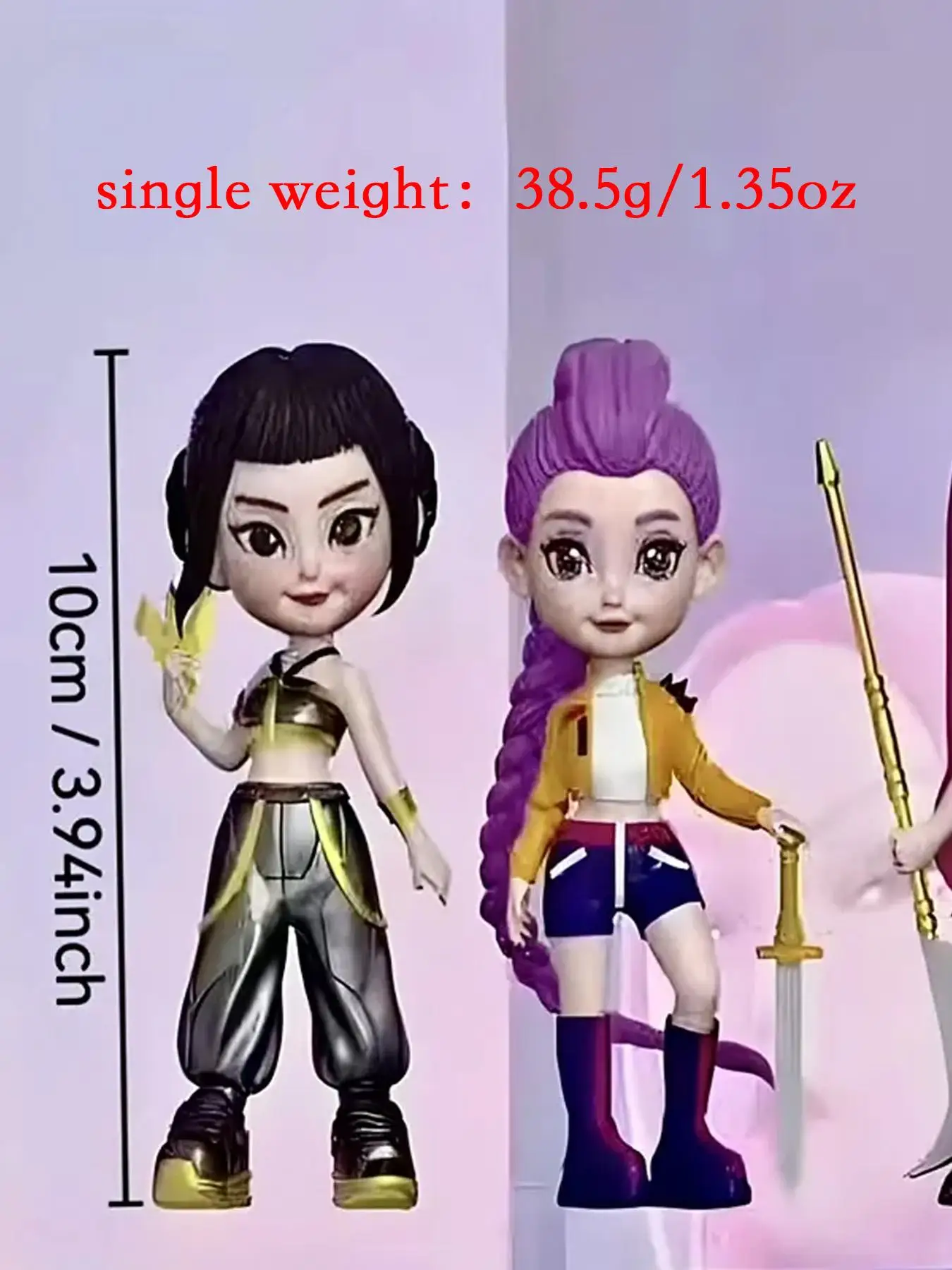 Набор кукол k-pop hunter girl из 6 предметов - Фотография_2