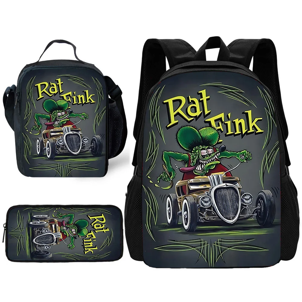 Детский школьный рюкзак rat fink