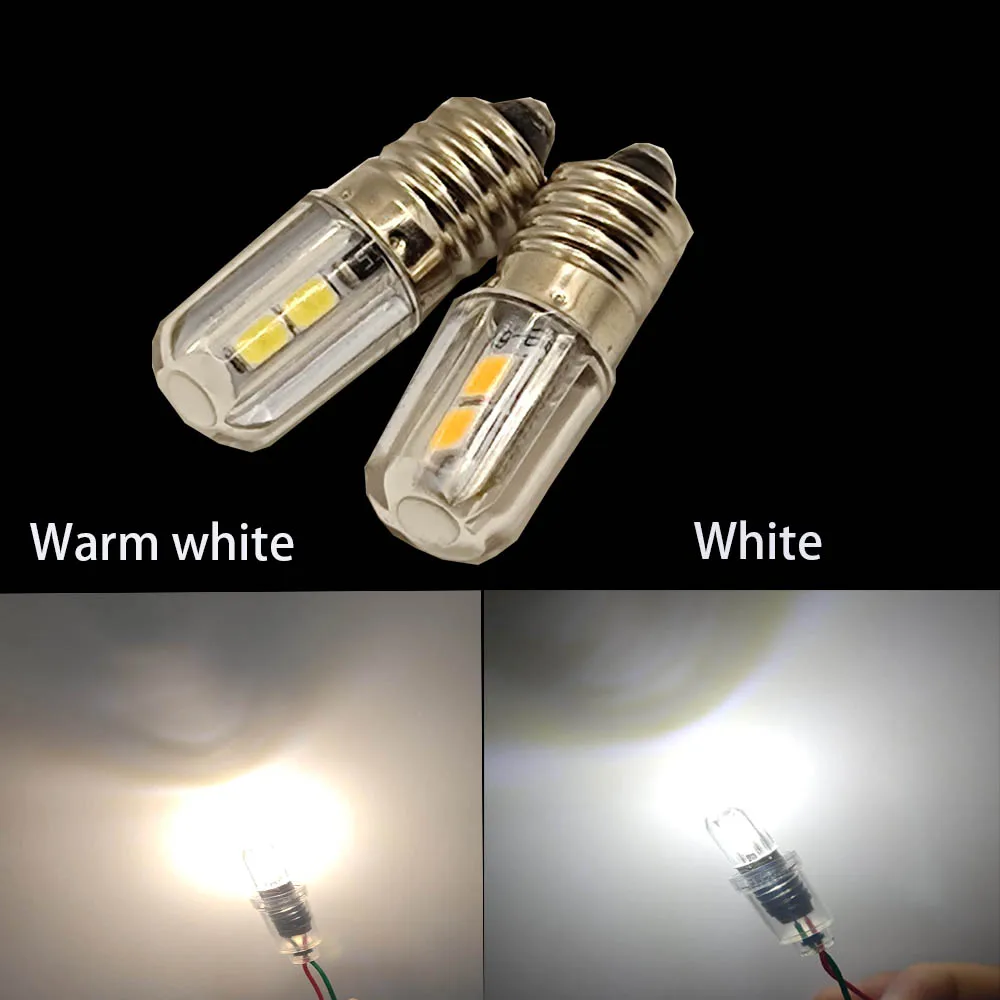 E10 4smd dc 3v 6v 12v e10 светодиодная - Фотография_4