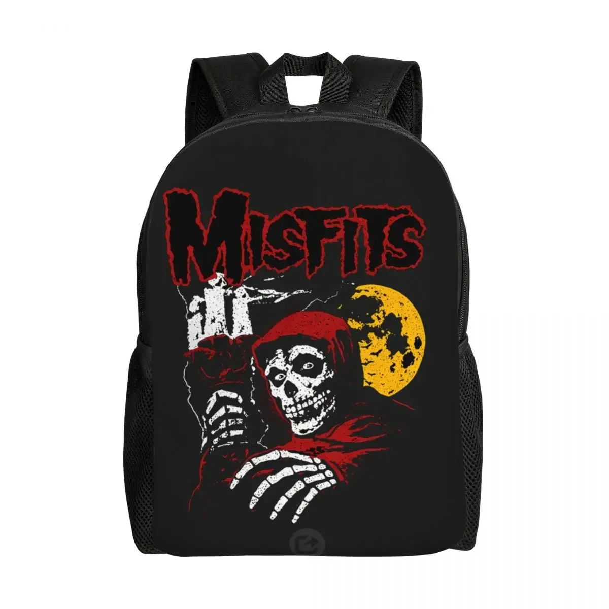 Рюкзак для ноутбука heavy metal misfits с черепом для мужчин и женщин