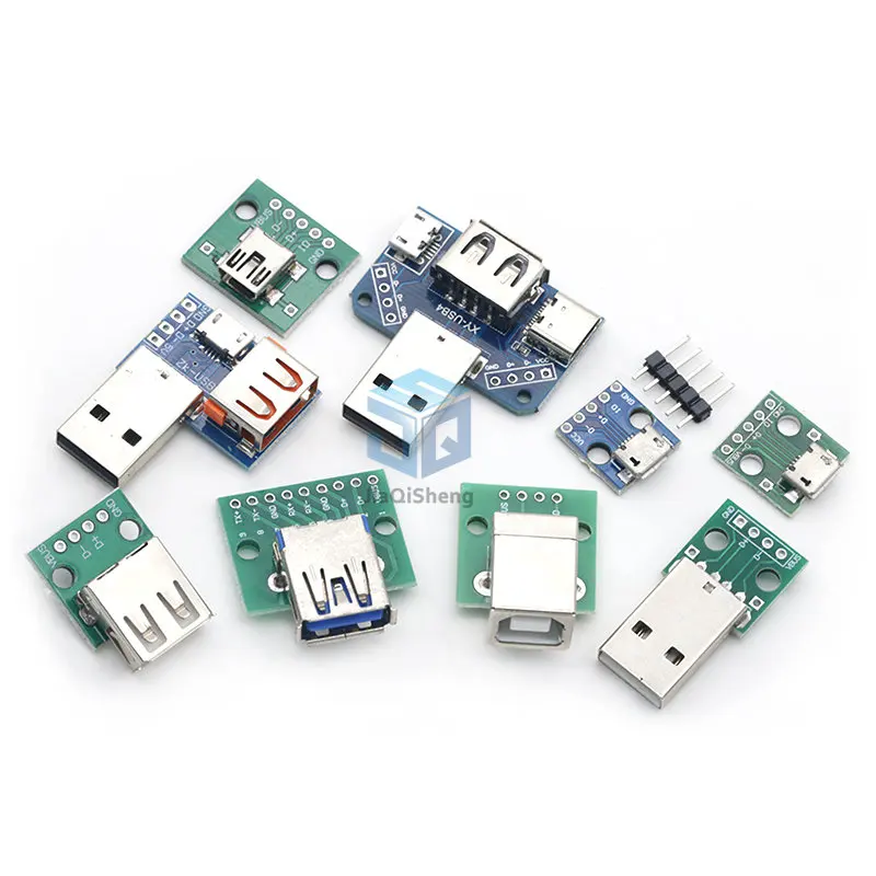 Штекерный разъем usb/переходник mini micro usb/dip 2 - Фотография_4