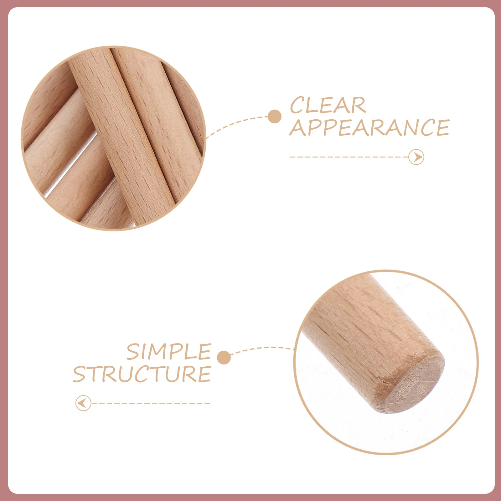 Деревянные крючки для перфорированной доски - Фотография_6