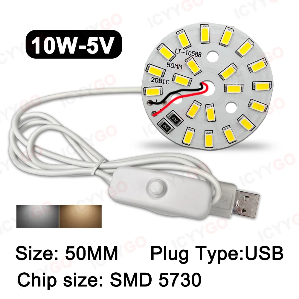 Dc5v 5730 2835 smd светодиодная - Фотография_4