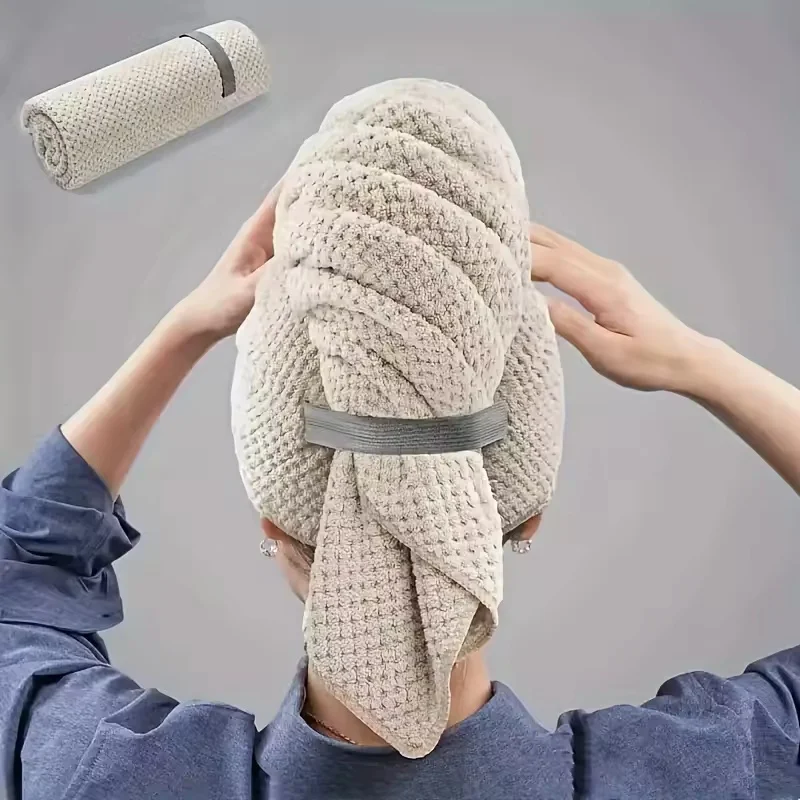 Большое полотенце для сушки волос