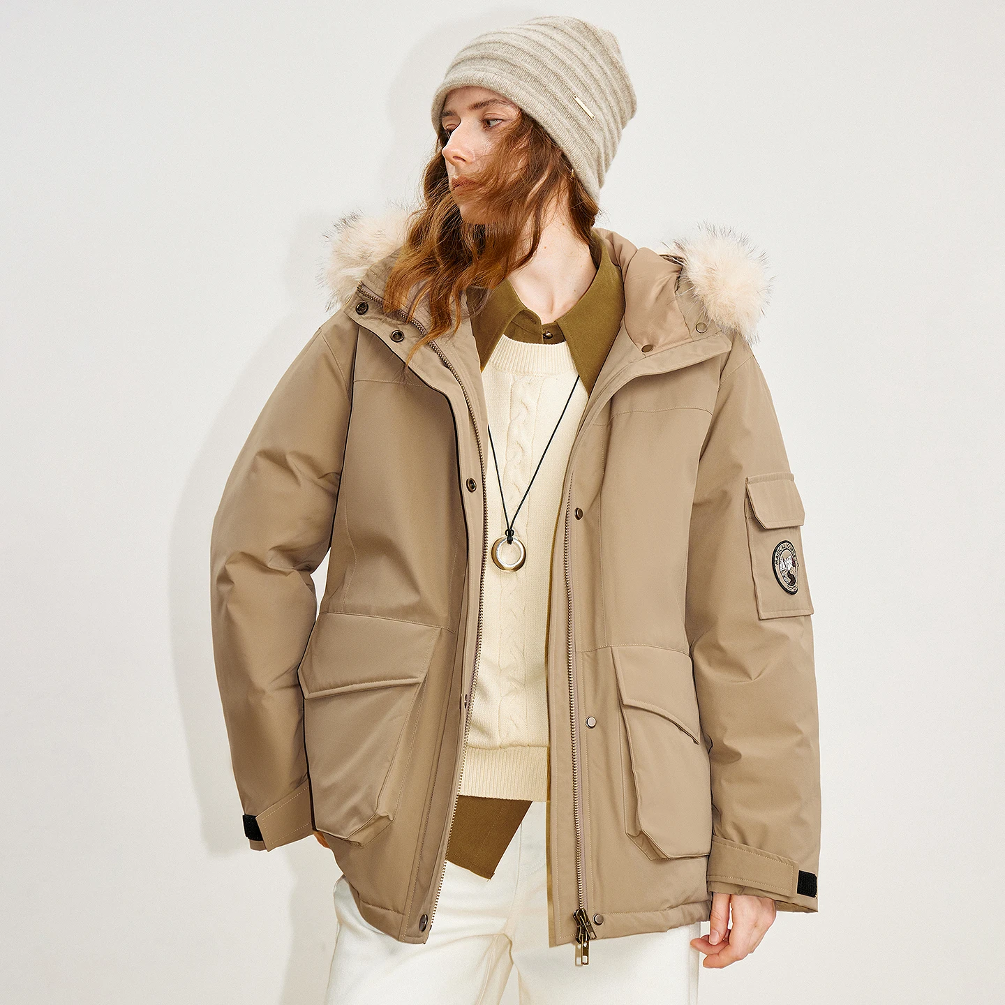 Toyouth женский 90% пуховик - Фотография_3