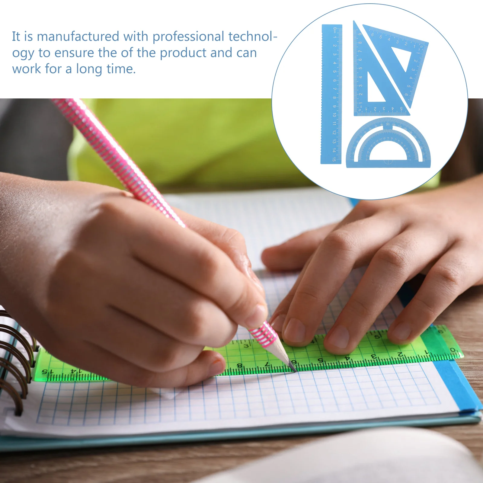 1 комплект, математический транспортир - Фотография_6