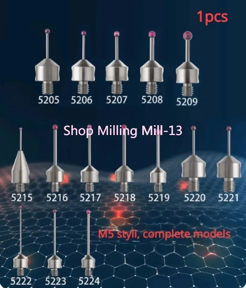 Cnc m5 длина 40 мм стилус трехкоординатный