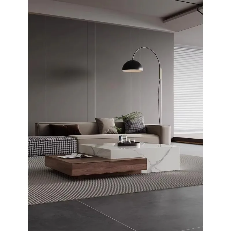 Современный минималистичный каменный журнальный столик - Фотография_2