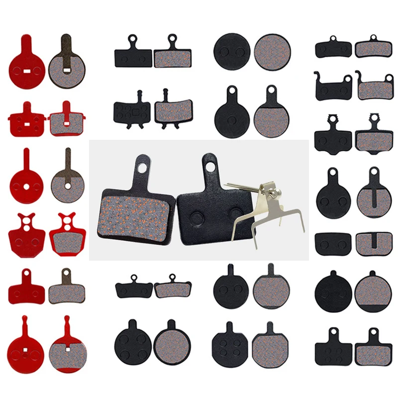 1 пара велосипедных дисковых тормозных колодок