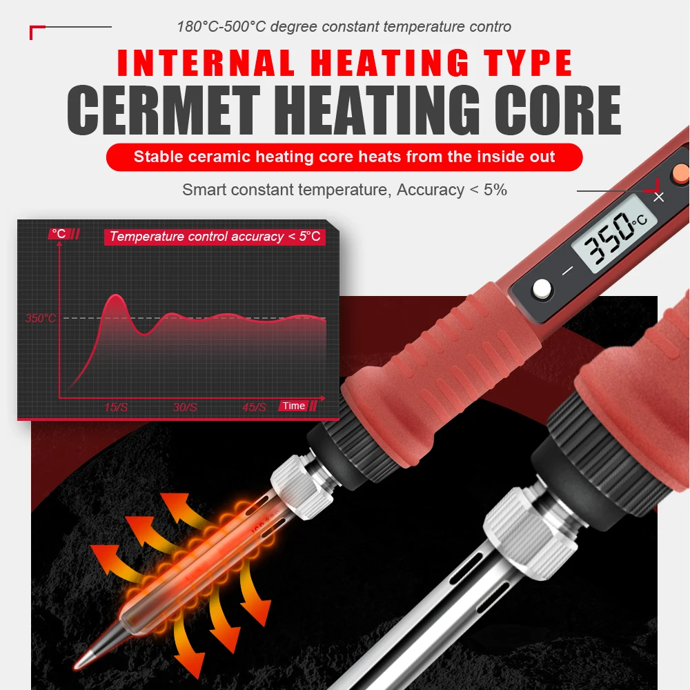 Электрический паяльник жк-цифровой - Фотография_6