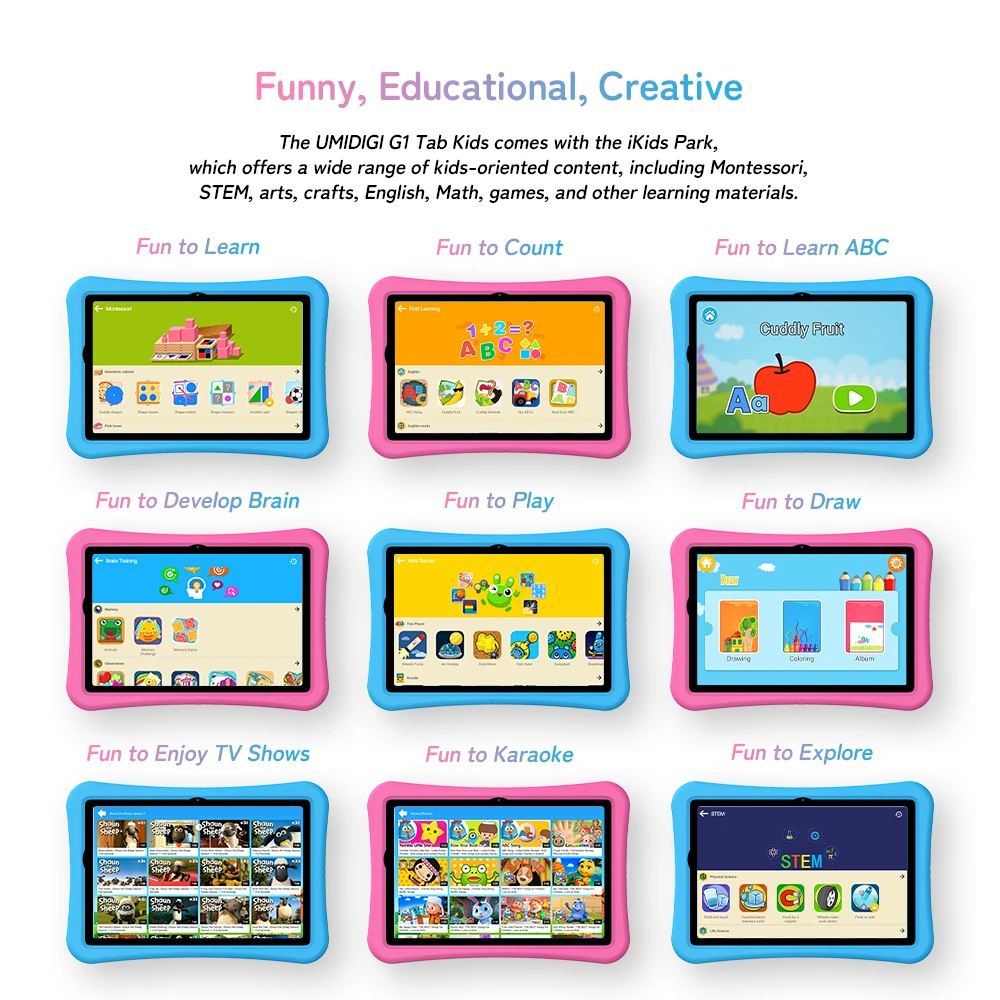 Umidigi g1 tab детский планшет 10 - Фотография_6